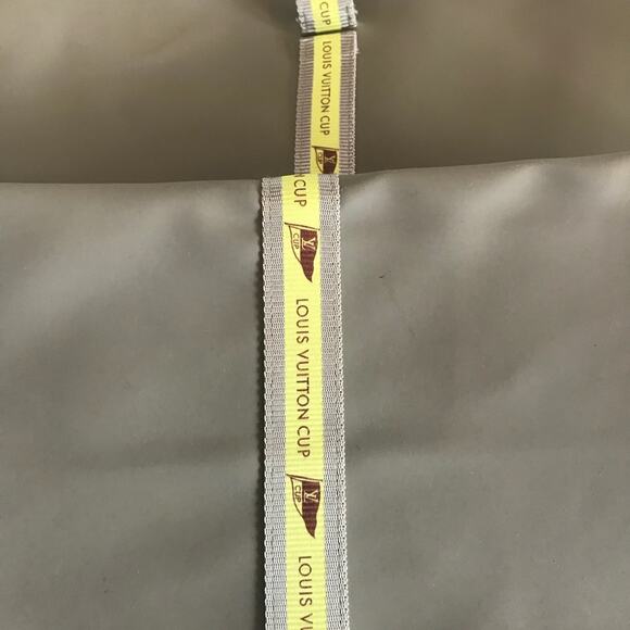 Louis Vuitton 2003 Gray LV Cup Limited Edition Vinyl Shopper Purse - Picture 7 of 8